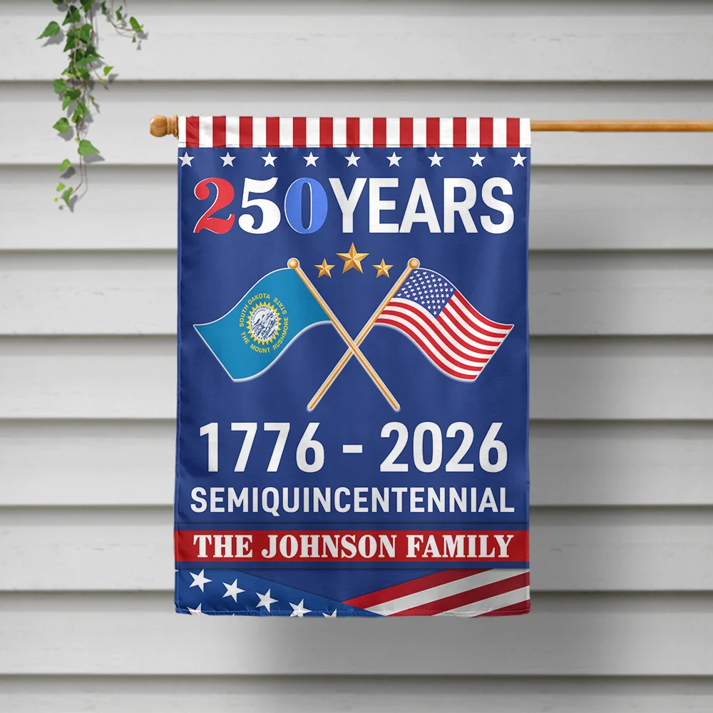 America 250th Anniversary US Semiquincentennial States - Personalized Flag