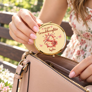 Beautifully Strong - Personalized Compact Mirror