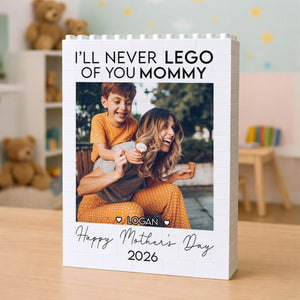 Personalized Mother's Day Gift For Mom, Custom Photo Building Block, Mommy And Me Puzzle Block, Custom Brick Figures from Photo, Gamer Mom