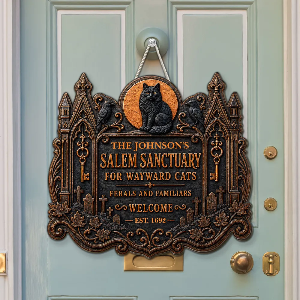 Welcome To Salem - Personalized 2-Layered Wood Sign
