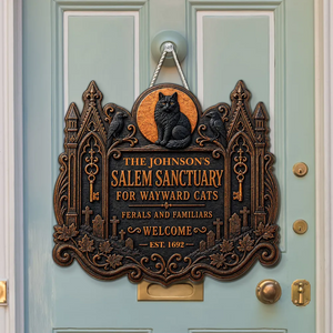 Welcome To Salem - Personalized 2-Layered Wood Sign