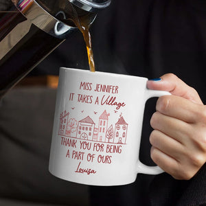 Thank You For Being A Part Of Ours - Personalized Mug