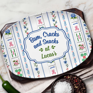 Bams Craks & Snacks Grill Plate - Personalized Mahjong Gifts for Friends