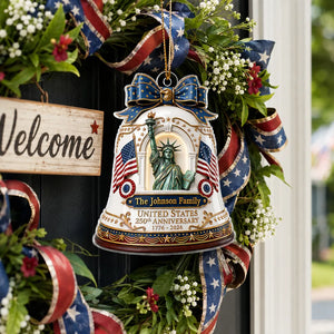 250th Anniversary of Americana - Personalized Acrylic Ornament - Patriotic Christmas in July Decor