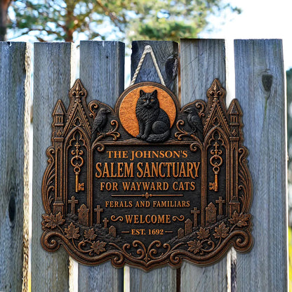 Welcome To Salem - Personalized 2-Layered Wood Sign