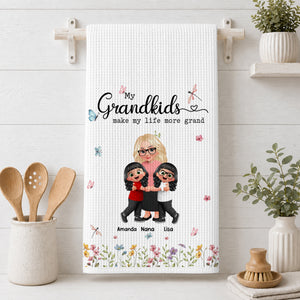 Make Life More Grand With Lovely Kids - Personalized Custom Kitchen Towel