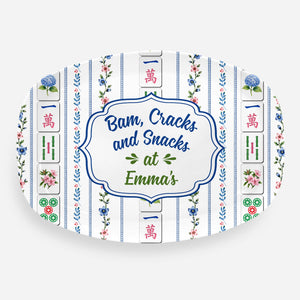 Bams Craks & Snacks Grill Plate - Personalized Mahjong Gifts for Friends