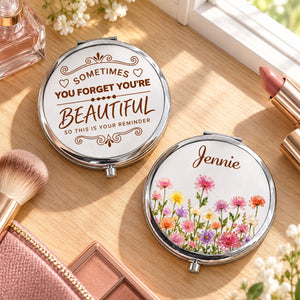 You Are So Beautiful - Personalized Compact Mirror