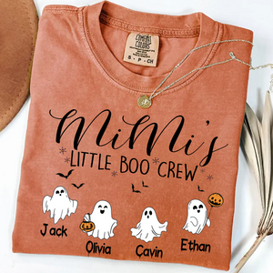 Custom Halloween Grandma Shirt, Grandma Boo Crew Shirt, Grandma's Bootiful Crew Shirt
