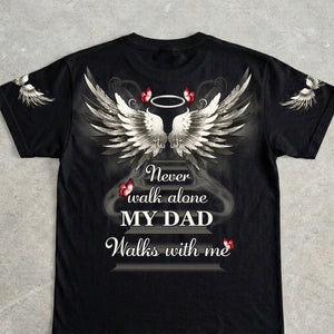 Never Walk Alone - Personalized Memorial T-Shirt