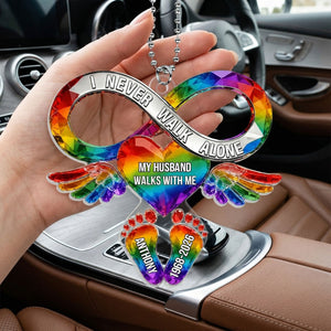 I Never Walks Alone - Personalized Acrylic Shape Ornament