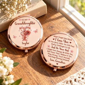 Beautifully Strong - Personalized Compact Mirror
