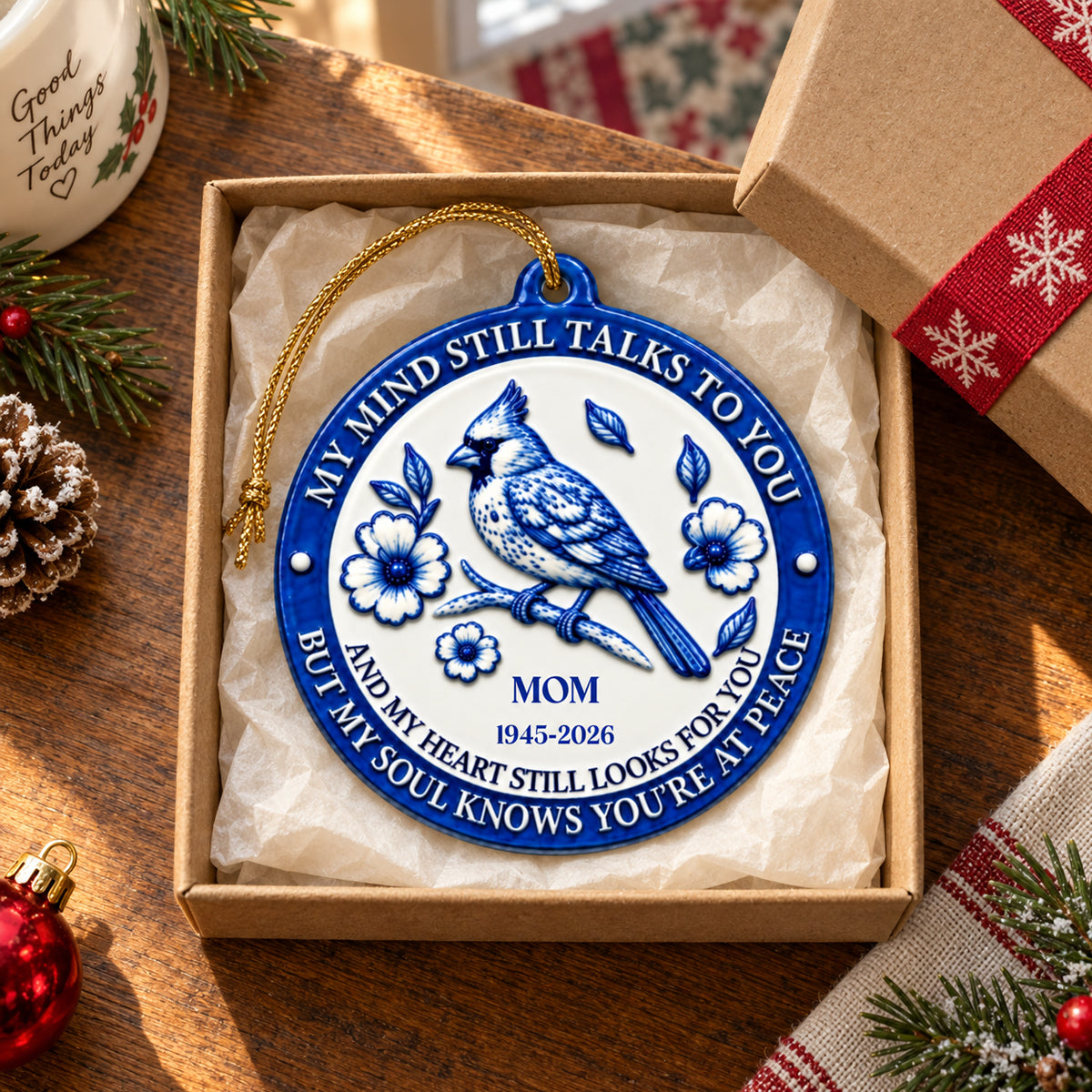 My Mind Still Talks To You 3D Ornament - Real 3D Raised Ornament