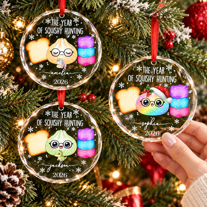 The Year Of Squishy Hunting Christmas Gift For Squishy Hunter - Personalized Ornament