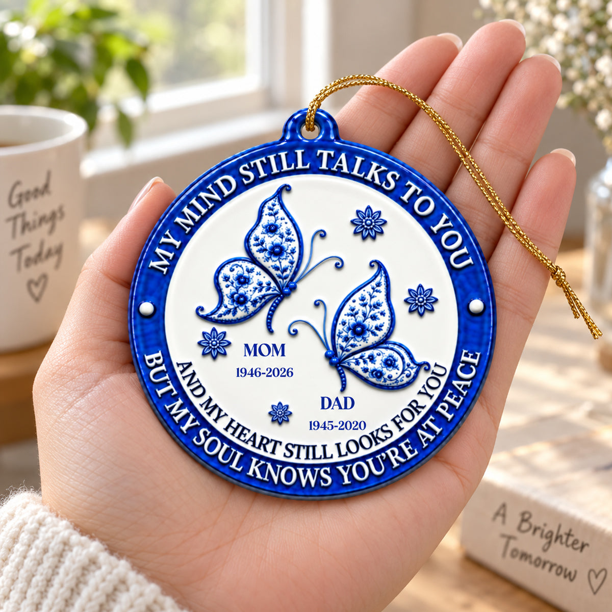 My Mind Still Talks To You 3D Ornament - Real 3D Raised Ornament