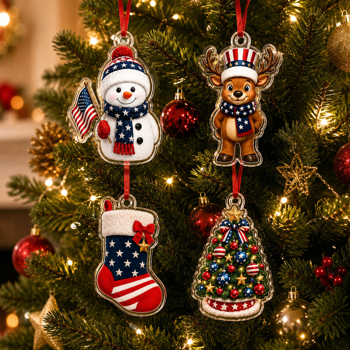 Christmas Family Advent Calendar 2026 - 24 Day Spirits Countdown, Acrylic Charms Blind Box - Gift For Family & Friends