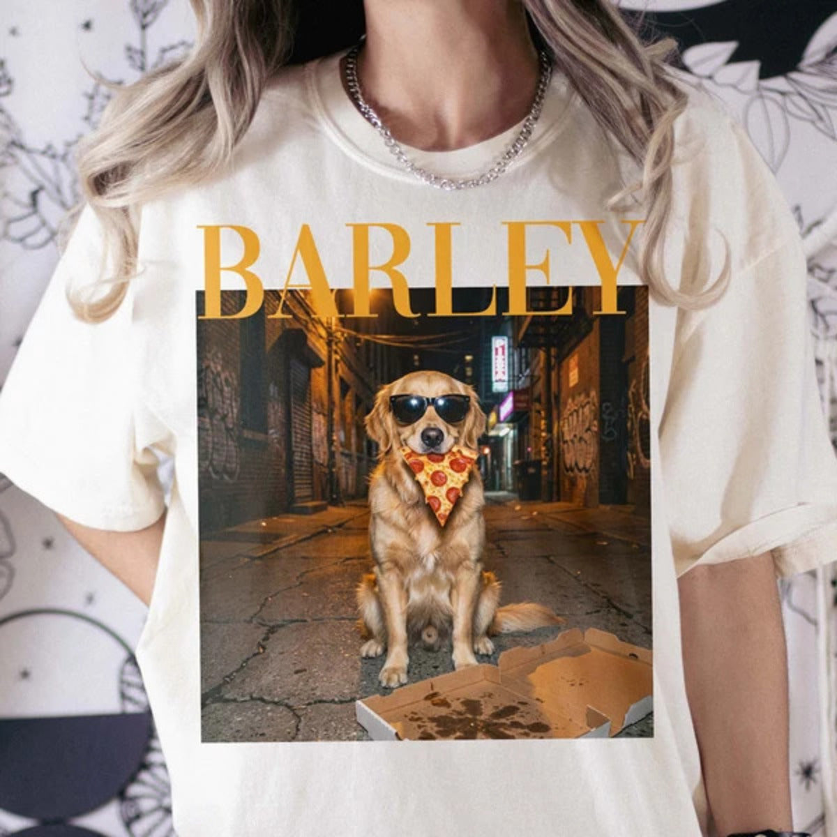 Custom Pet Portrait Funny Meme Gift For Pet Lovers Vintage Graphic Tee - Personalized Shirt