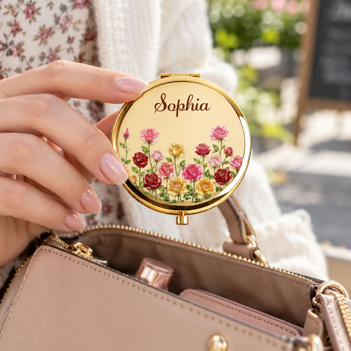 You Are So Beautiful - Personalized Compact Mirror