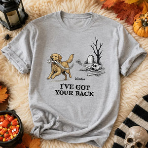 I've Got Your Back Custom Photo Dog Stealing Backbone - Personalized Shirt