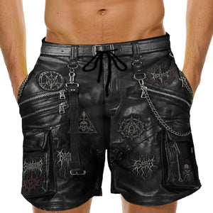 Skull Drip - Personalized Beach Shorts