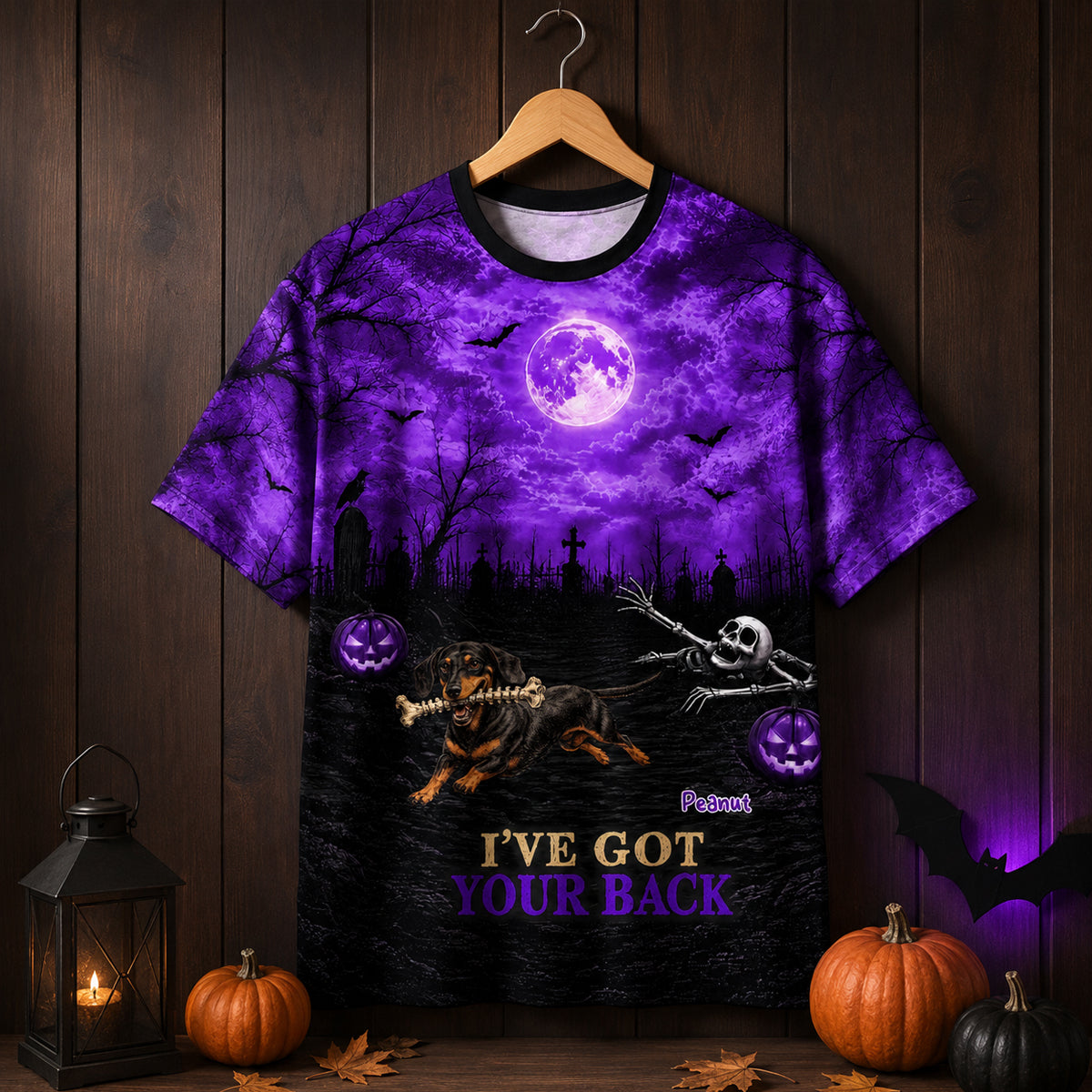 I've Got Your Back Dog Stealing Backbone From Your Photo - Personalized 3D Shirt - Funny Halloween Costume For Dog Lovers