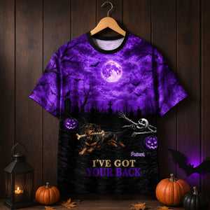 I've Got Your Back Dog Stealing Backbone From Your Photo - Personalized 3D Shirt - Funny Halloween Costume For Dog Lovers