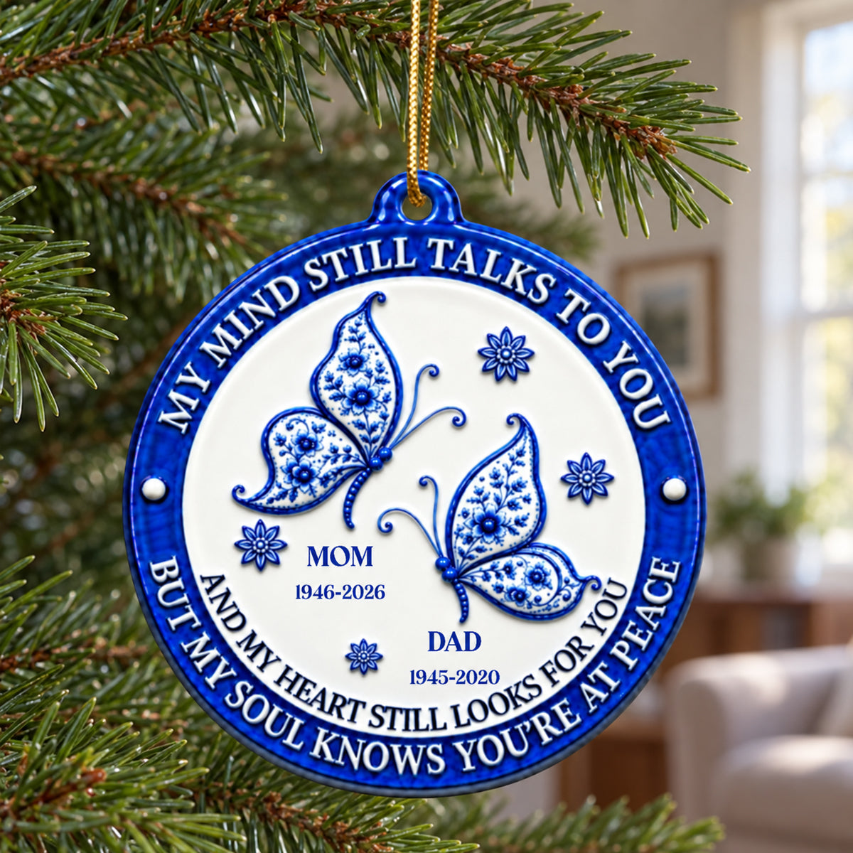 My Mind Still Talks To You 3D Ornament - Real 3D Raised Ornament