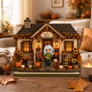 Personalized Harvest Home Wood Plaque, Custom Fall Pumpkin Shelf Display, Thanksgiving Gift For Family, Cozy House Decor, Autumn Table Sign