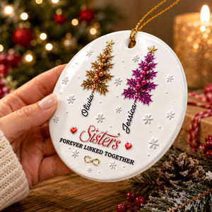 Christmas Tree Ornament United In Pure Love - Real 3D Raised Ornament