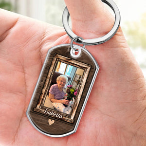 Personalized Photo Keychain - Sympathy Gift For Family - Your Love Remains