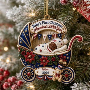 250th Anniversary Christmas  - Real 3D Raised Ornament
