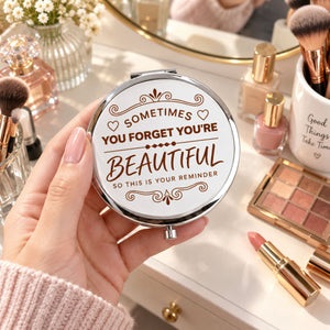 You Are So Beautiful - Personalized Compact Mirror