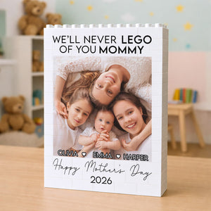 Personalized Mother's Day Gift For Mom, Custom Photo Building Block, Mommy And Me Puzzle Block, Custom Brick Figures from Photo, Gamer Mom