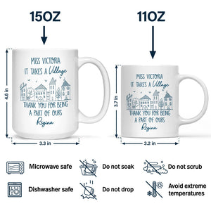 Thank You For Being A Part Of Ours - Personalized Mug