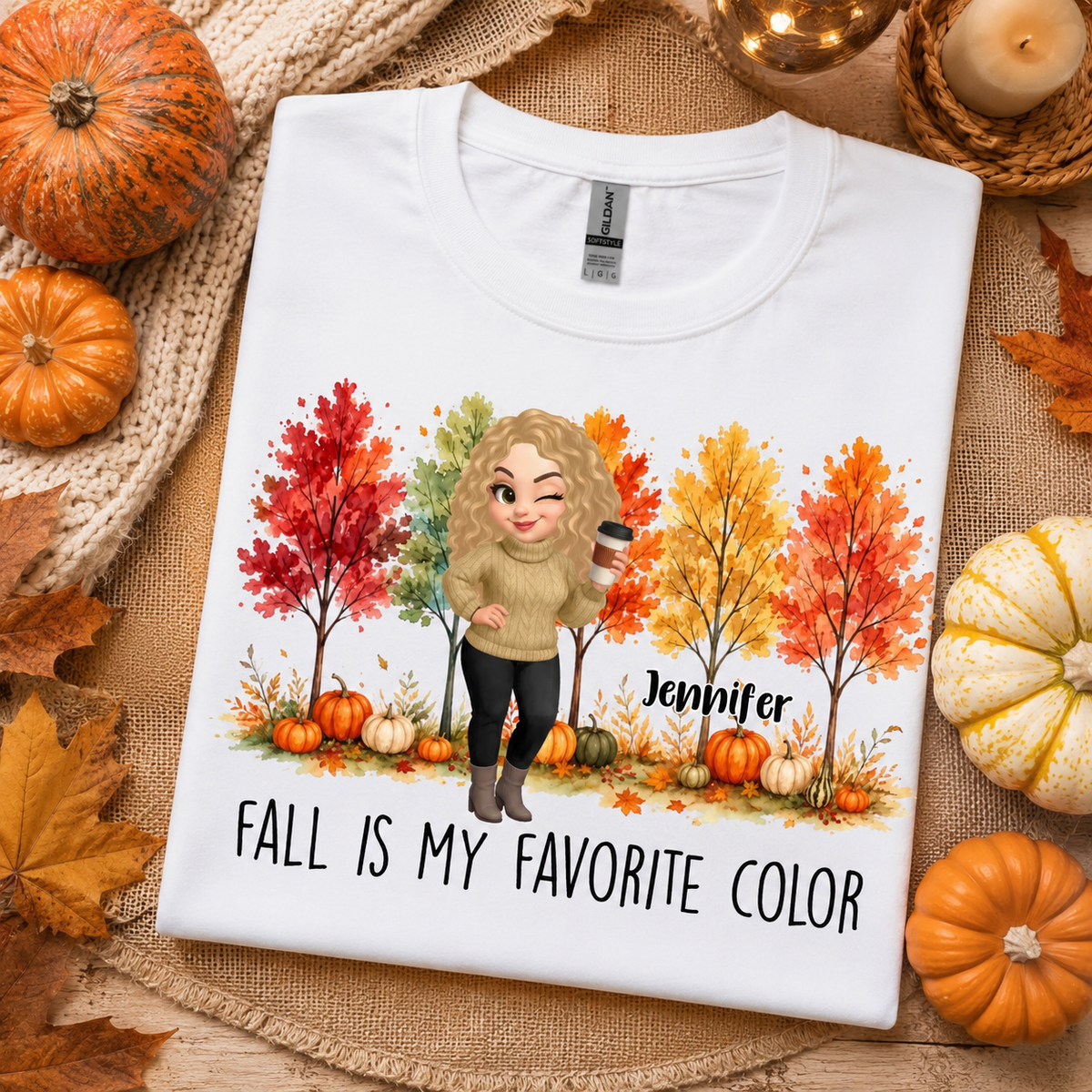 Fall Is My Favorite Color Shirt, Autumn Vibes Shirt, Fall Lover Shirt, Thanksgiving Shirt, Cute Autumn Shirt, Fall Gift