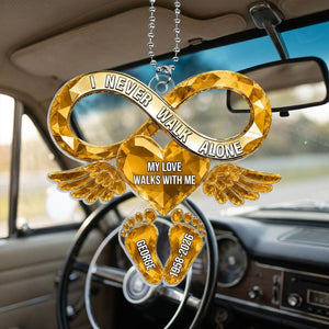 I Never Walks Alone - Personalized Acrylic Shape Ornament
