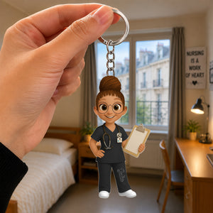 To My Favorite Nurse, Personalized Acrylic Keychain, Gift For Nurses