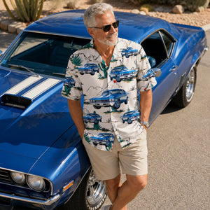 Upload Car Photo Hawaiian Shirt