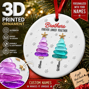 Christmas Tree Ornament Holiday Fun - Real 3D Raised Ornament