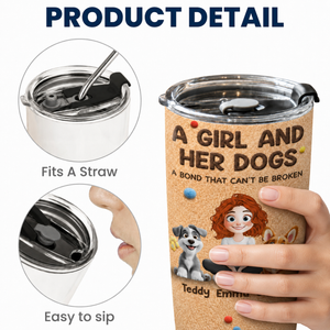 My Lovely Dog - Personalized Tumber - Gift For Dog Lovers