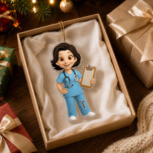 To My Favorite Nurse, Personalized Acrylic Ornament, Gift For Nurses