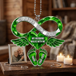 I Never Walks Alone - Personalized Acrylic Shape Ornament
