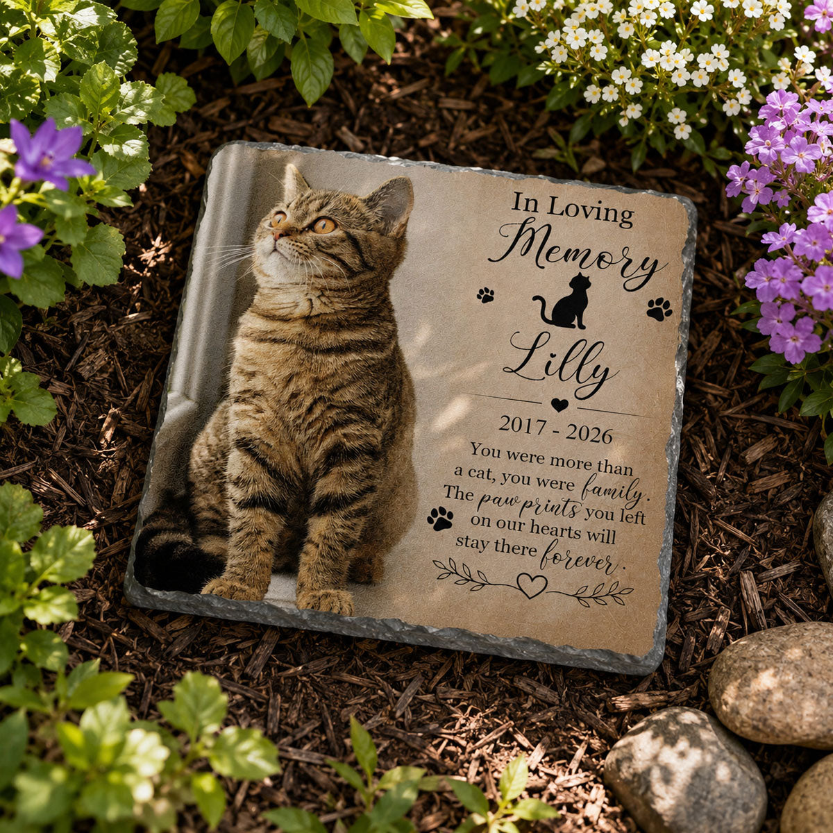 You Were More Than A Cat Dog - Personalized Memorial Stone