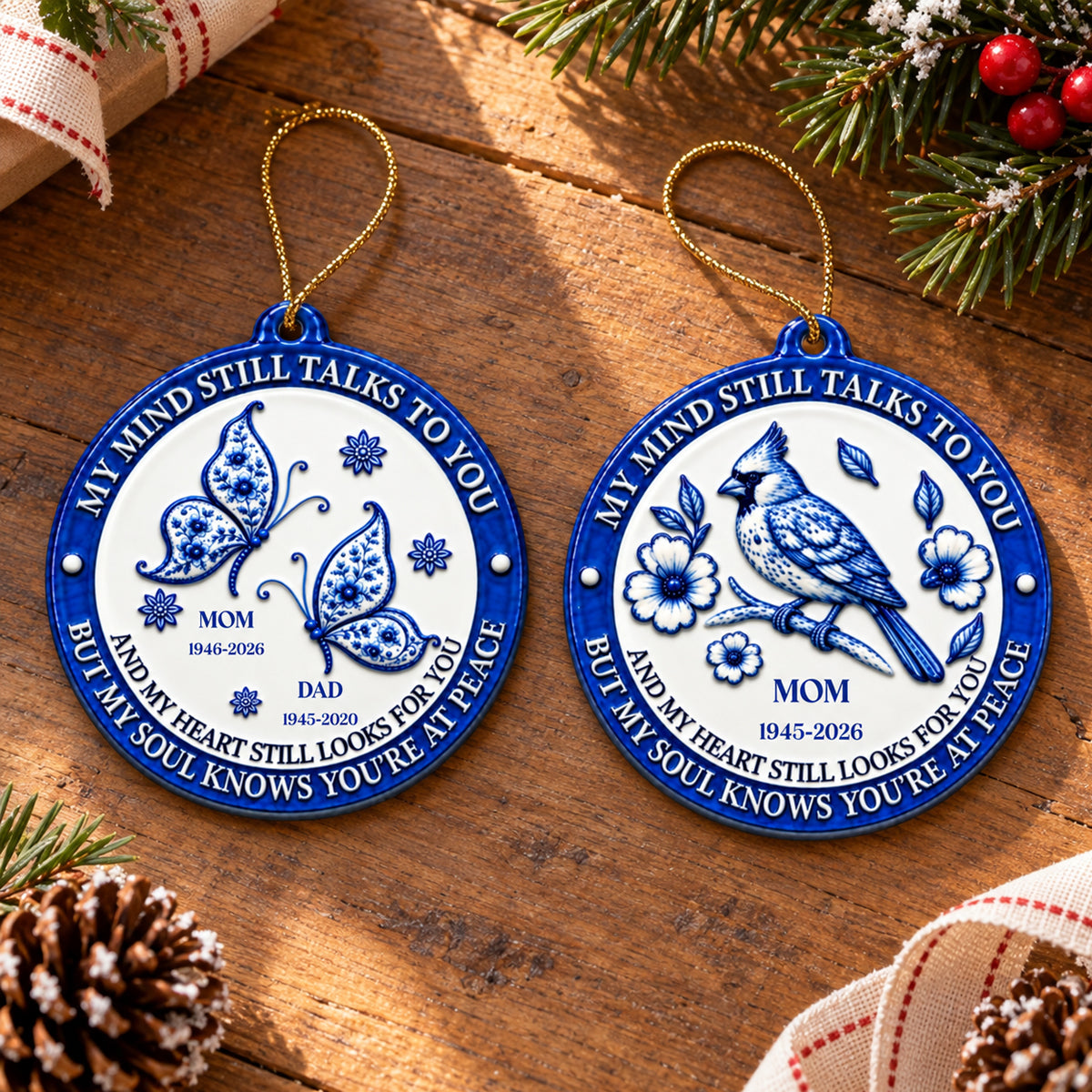 My Mind Still Talks To You 3D Ornament - Real 3D Raised Ornament