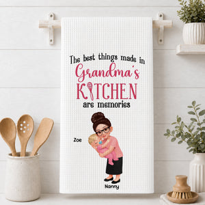 The Best Things Made In Grandma Kitchen - Personalized Custom Kitchen Towel
