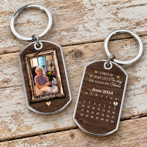 Personalized Photo Keychain - Sympathy Gift For Family - Your Love Remains