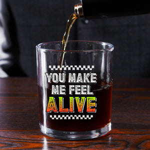 I Rode It So It's Mine - Personalized Whiskey Glass - Anniversary Gift, Valentine's Day Gift For Couple