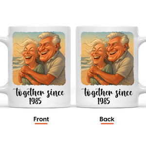 Custom Photo Funny Caricature Mug - Personalized Anniversary Wedding Gifts For Husband And Wife, Him And Her - I'm Yours No Returns Or Refunds