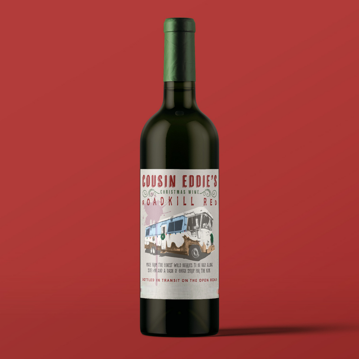 Cousin's Christmas Wine, Custom Christmas Champagne Label, Gift For Cousins, Siblings