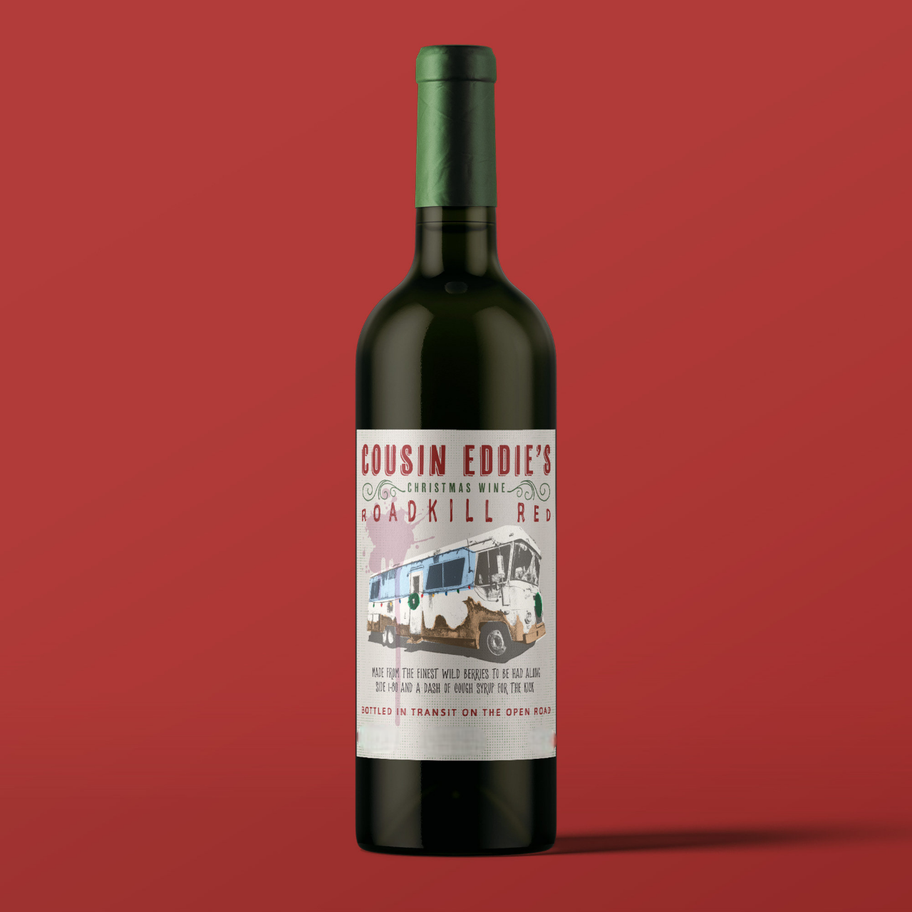 Cousin's Christmas Wine, Custom Christmas Champagne Label, Gift For Cousins, Siblings